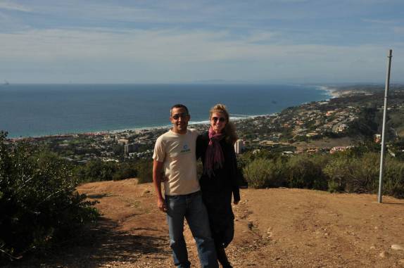 No alto do Soledad Natural Park, com uma bela vista de San Diego, no sul da Califórnia - Estados Unidos